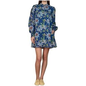 OLIVIA JAMES THE LABEL ella dress in passion lapis sz L